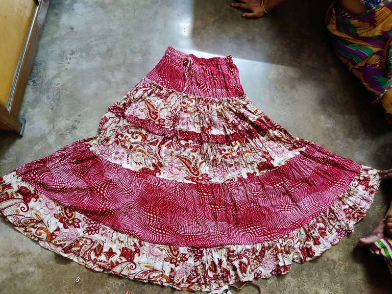 silk skirt