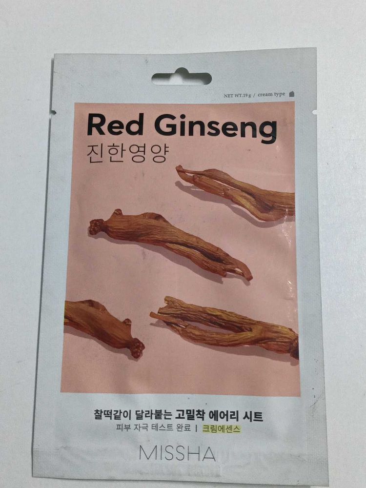 MISSHA Red Ginseng sheet mask
