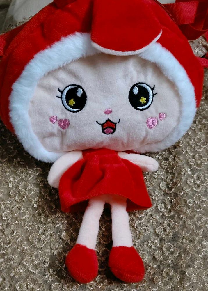 New Cute Plush Sling Bag