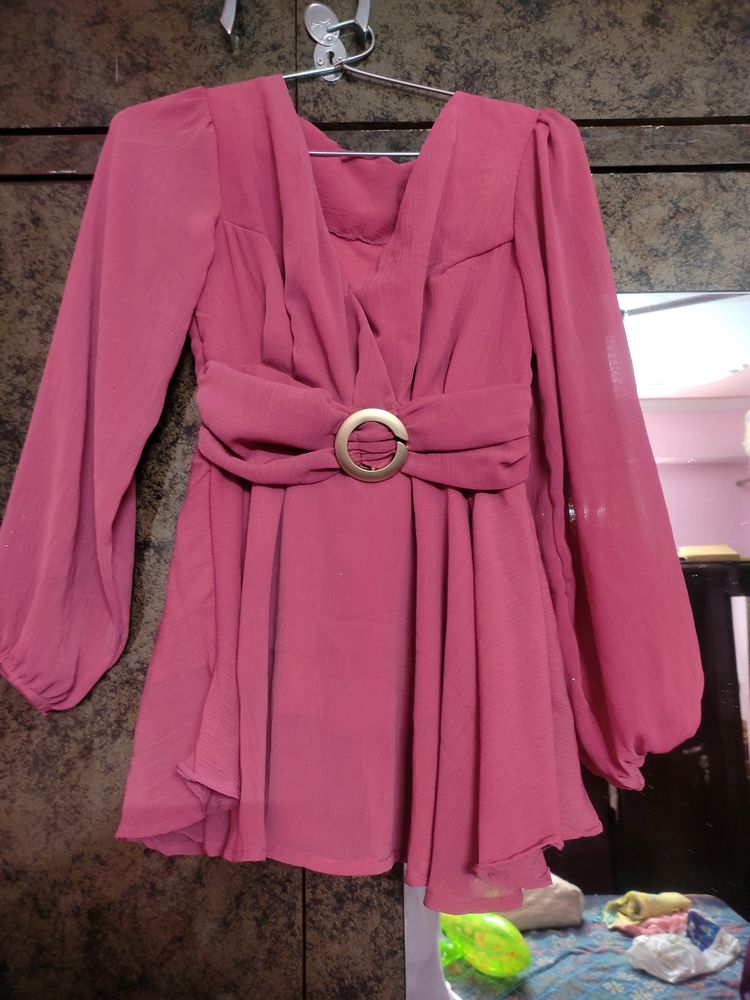 Short Dress Or Long Top
