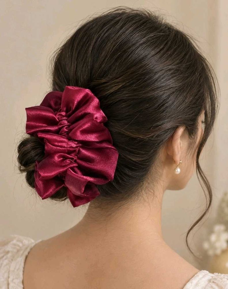 Satin Scrunchie Hair Tie