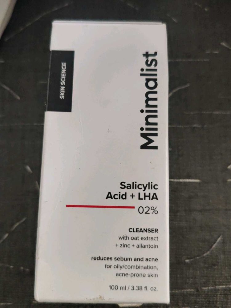 Minimalist Salicylic Acid + LHA Cleanser