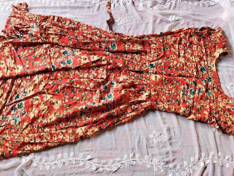 Boho Floral Print Summer Dress