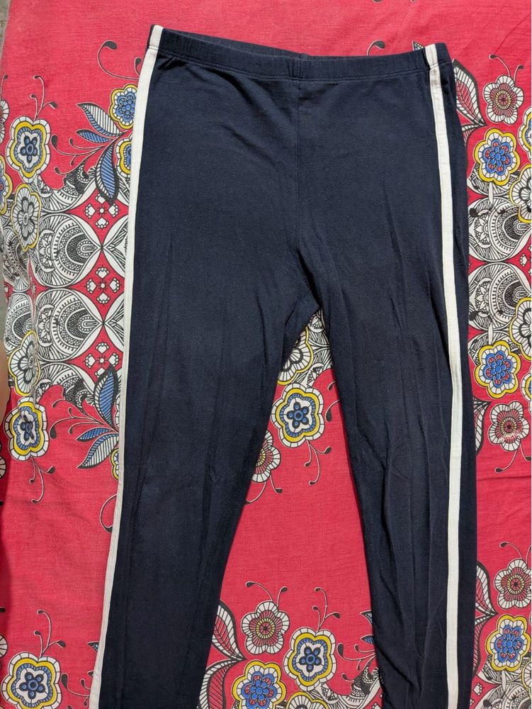 Navy Blue Track Pants