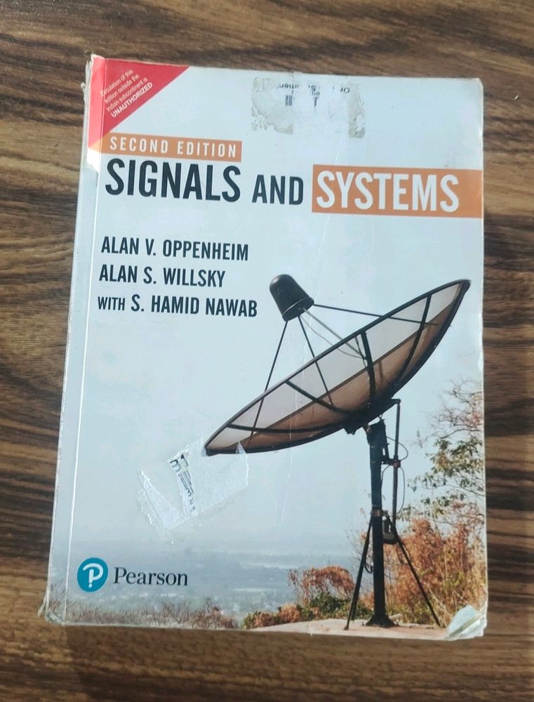 Second Edition Signals And Systems By Pearson