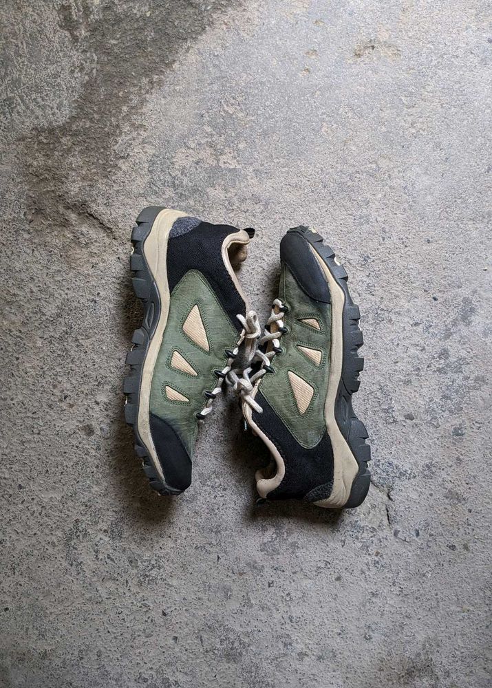 Durable Green Hiking Boots