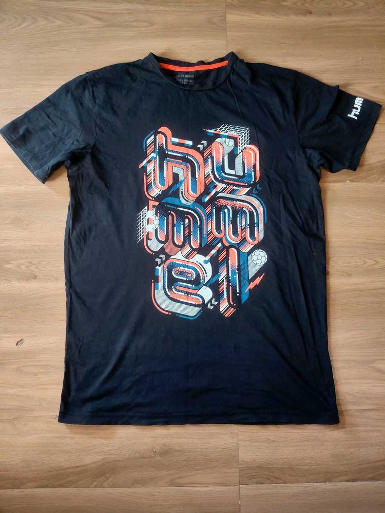 Men's Black Graphic T-Shirt