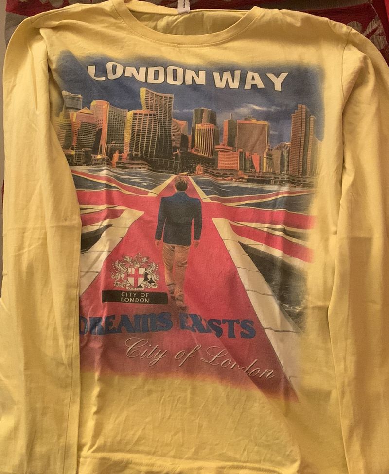 Yellow Tshirt Xl Size Full Sleeve