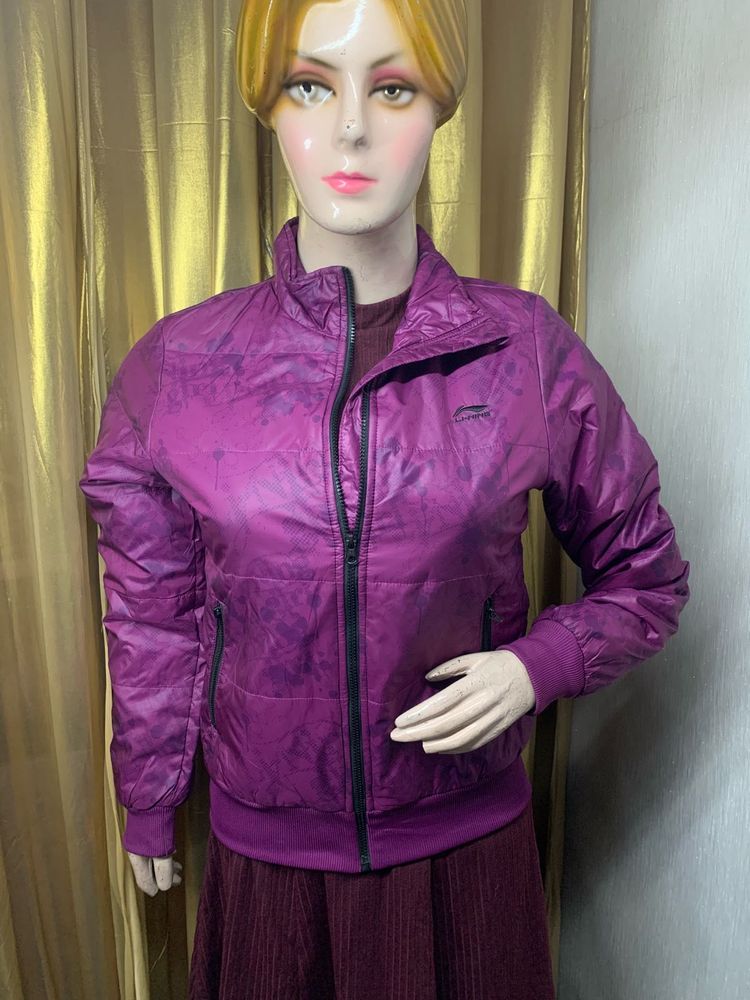 Purple Quilted Jacket