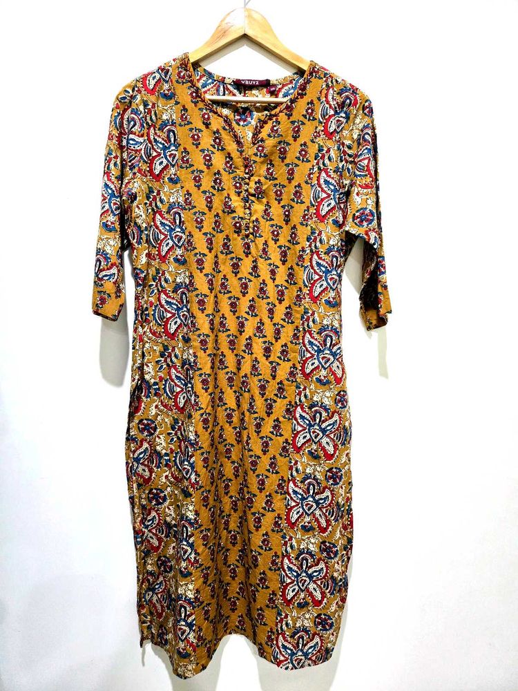 Vibrant Ethnic Print Kurta