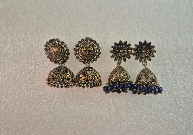 Customized Bohemian Jhumka Earrings