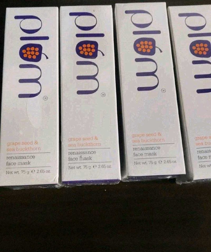 Plum Renaissance Face Mask - 2 Pack