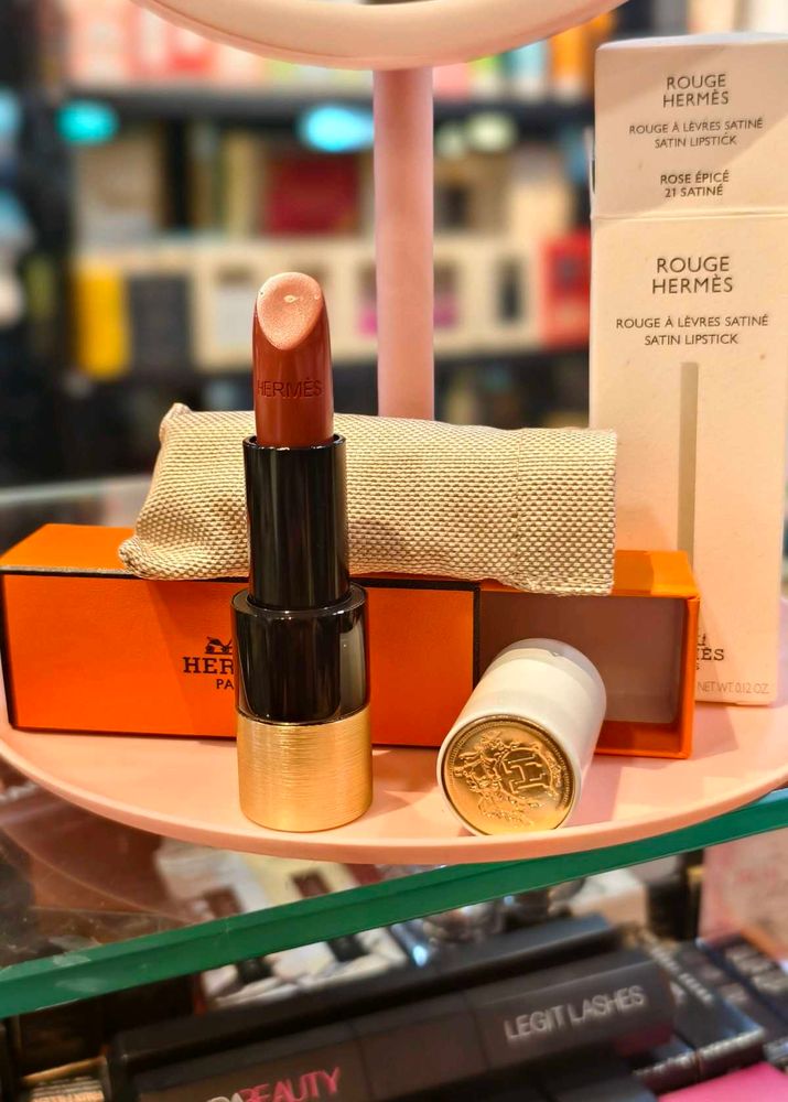 Hermes Rouge Satin Lipstick - Rose Epice 21