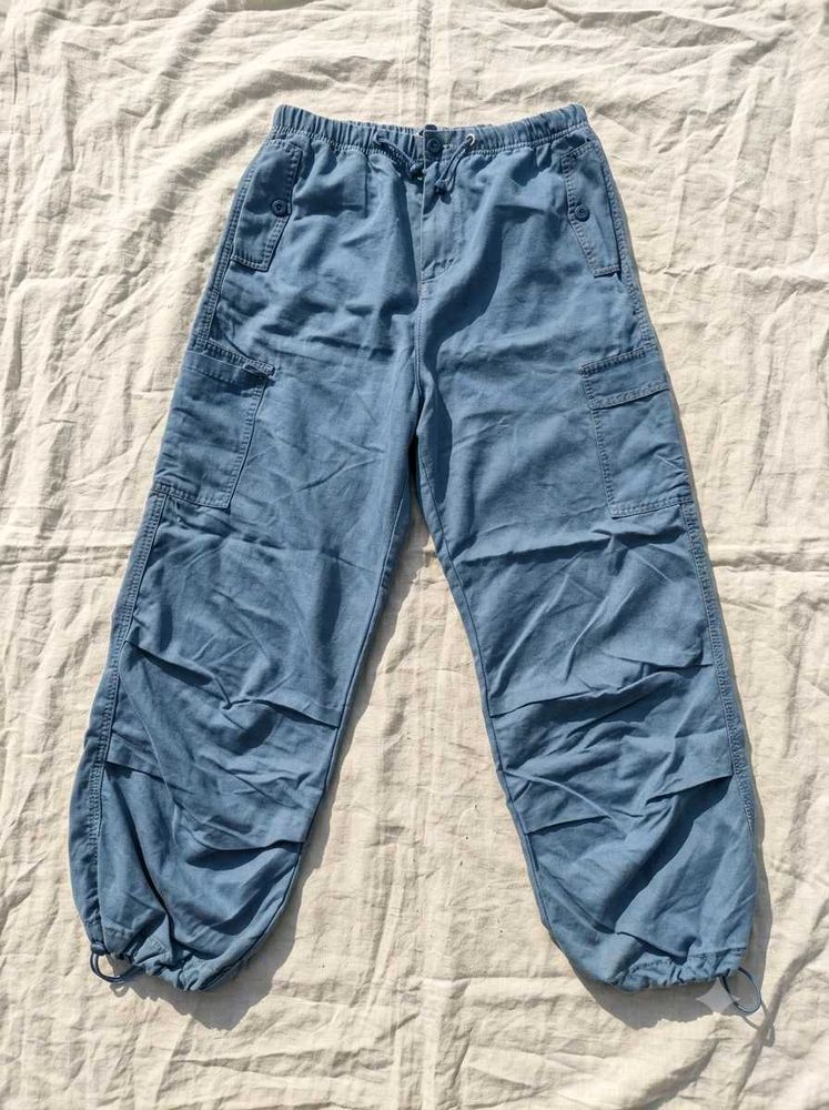 Blue Cargo Pants