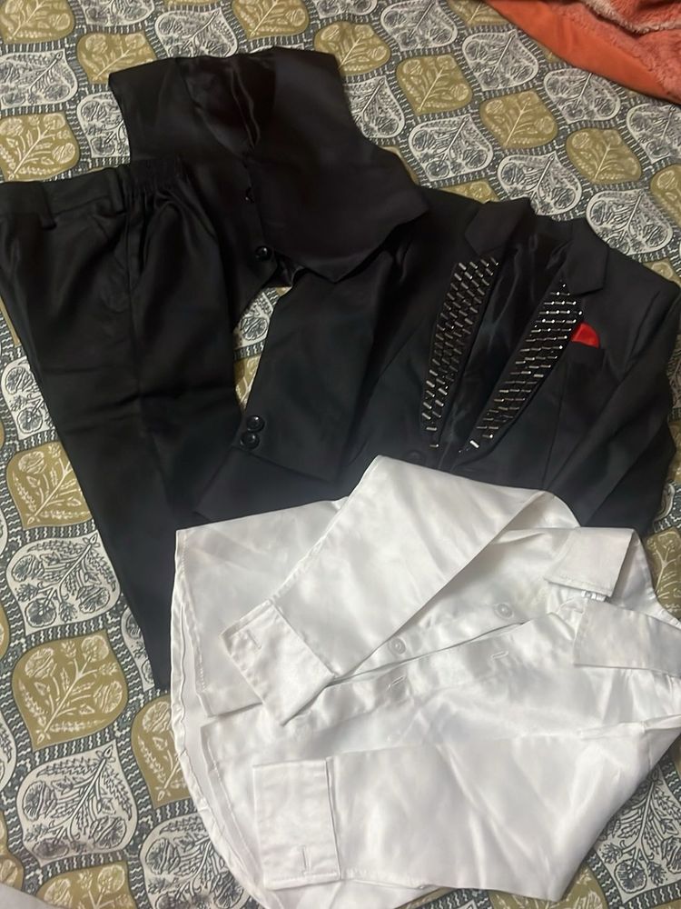 Baby boy Black Suit Set