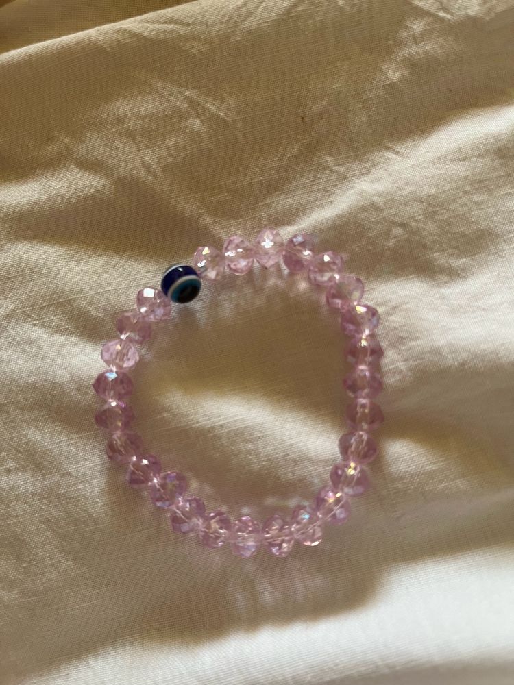 Crystal Pearl evil bracelet