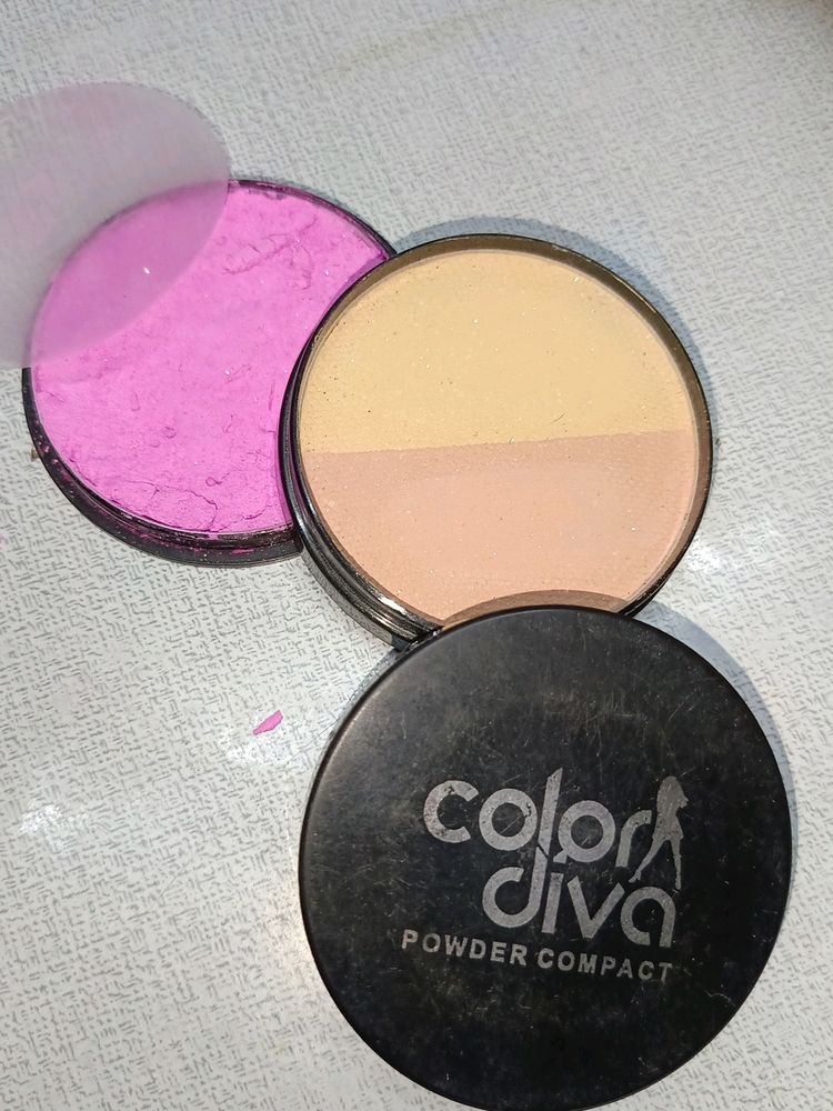 Compact With Blush