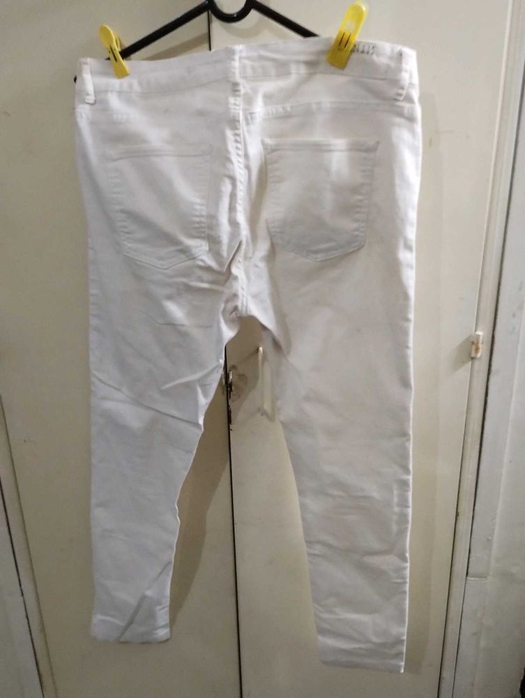 White Denim Jeans
