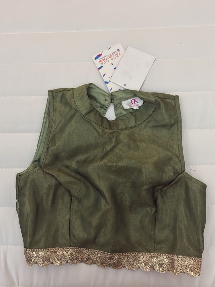 Stylish Olive Green Blouse