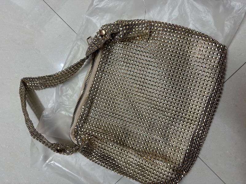 Sparkling Rhinestone Shoulder Bag