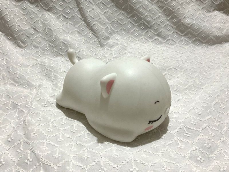 Cute White Cat Decor Piece