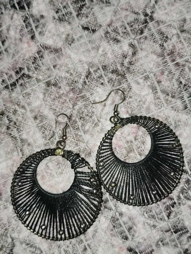 Boho Chic Round Dangle Earrings