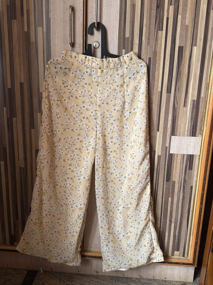 Women's Floral Print Palazzo Pants