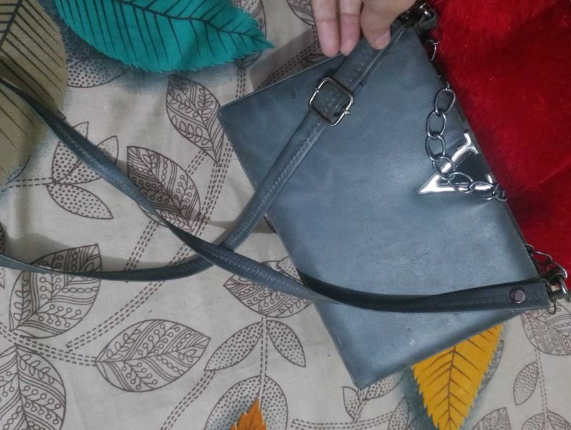 Stylish Grey Crossbody Bag