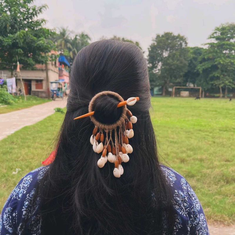 Boho Shell Hair bun Stick