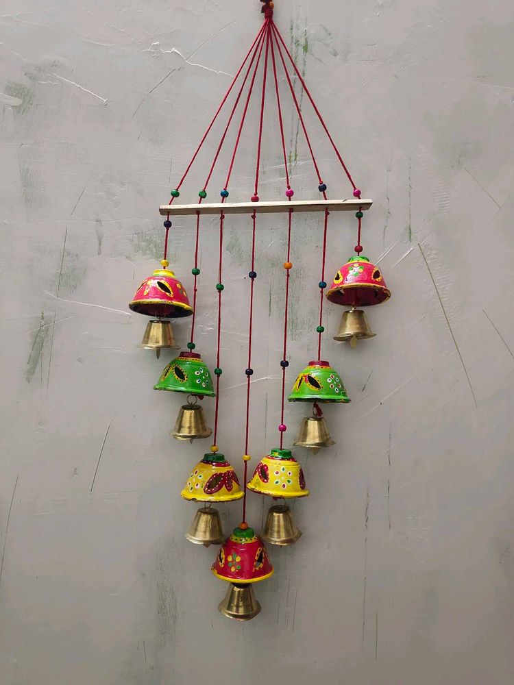 Boho Colorful Bell Wall Hanging