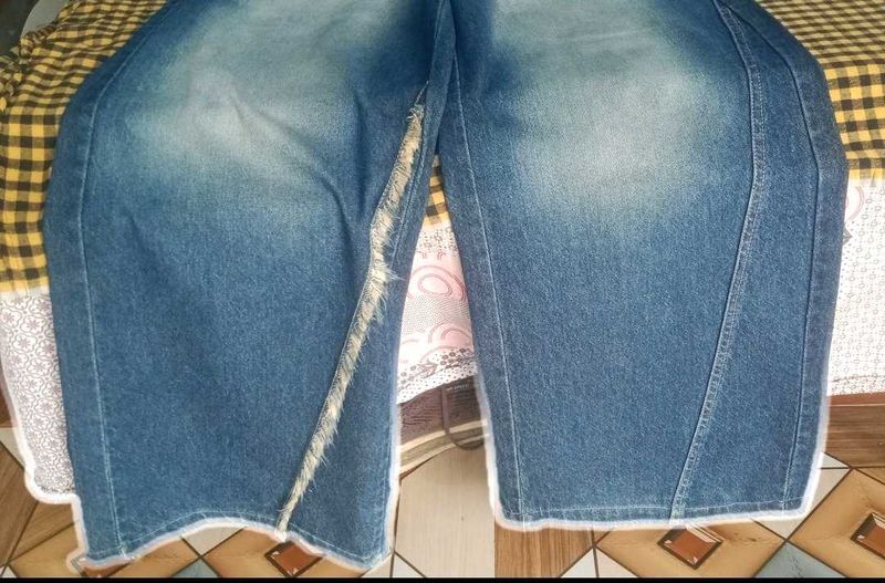 New Stylish Wide Leg Denim Jeans