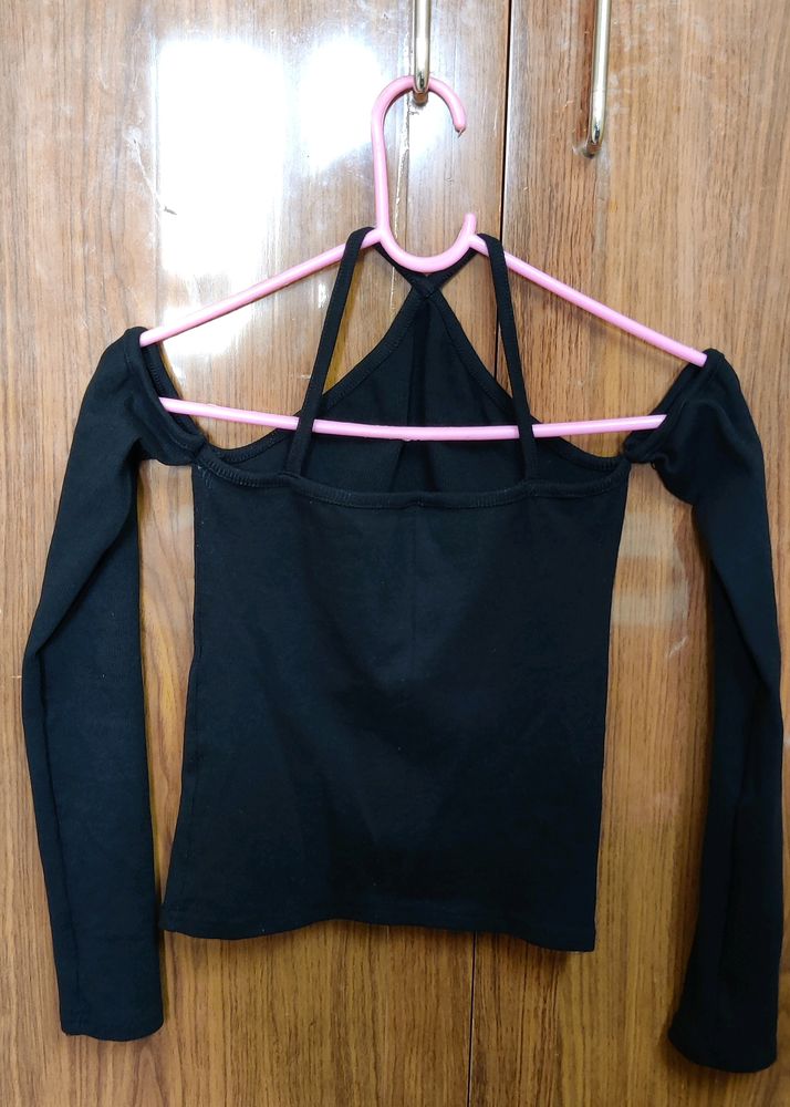 SEXY CROSS NECK CROP TOP🔥🖤
