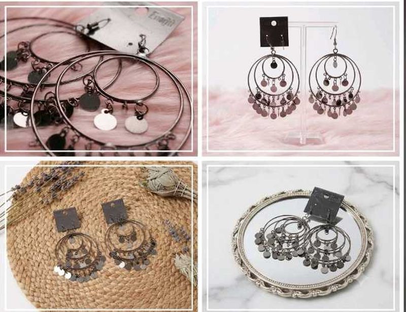 Boho Layered Hoop Earrings