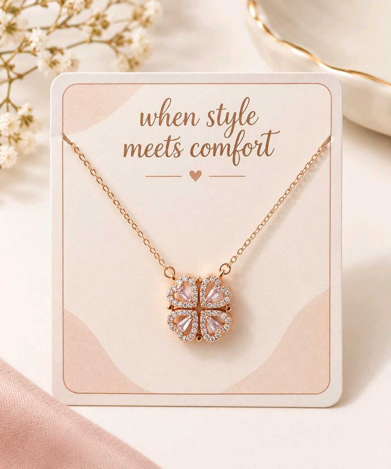 Elegant Clover Necklace