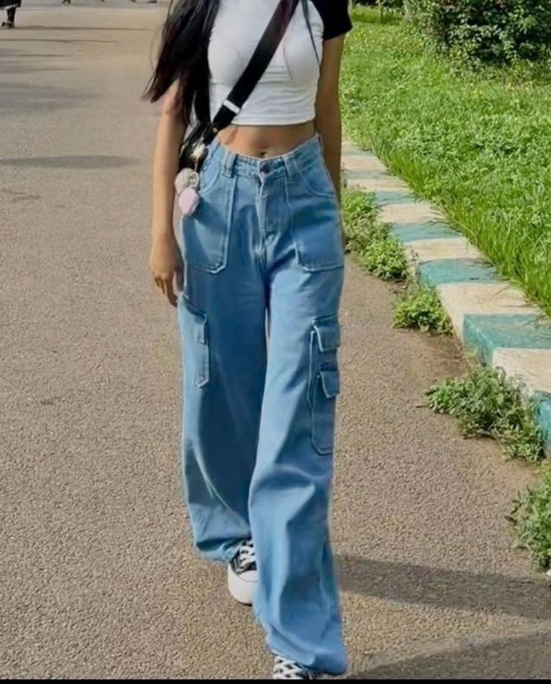 cargo blue denim