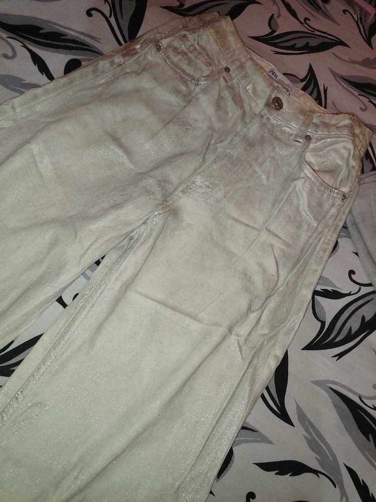 Sparkly Zara Jeans