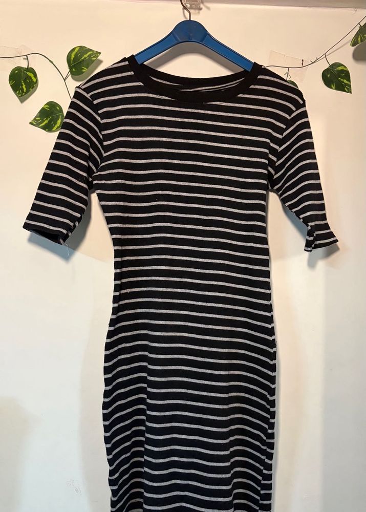 Tom tailor stripped bodycon dress for women