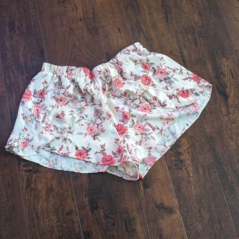 Floral Print Shorts