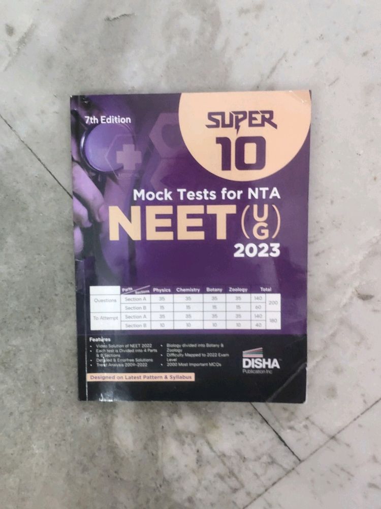 Neet Mock Test Paper