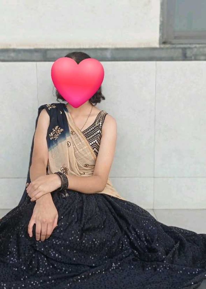 Trendy Black &amp; Gold Designer Lehenga