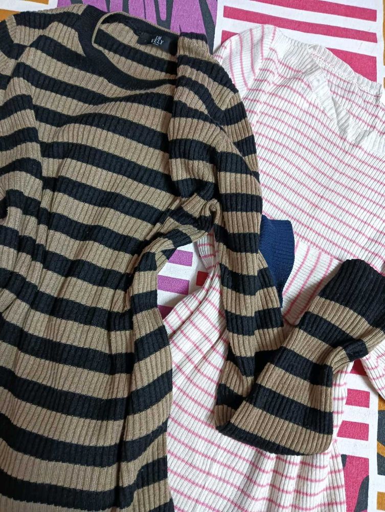 Striped Knit Top