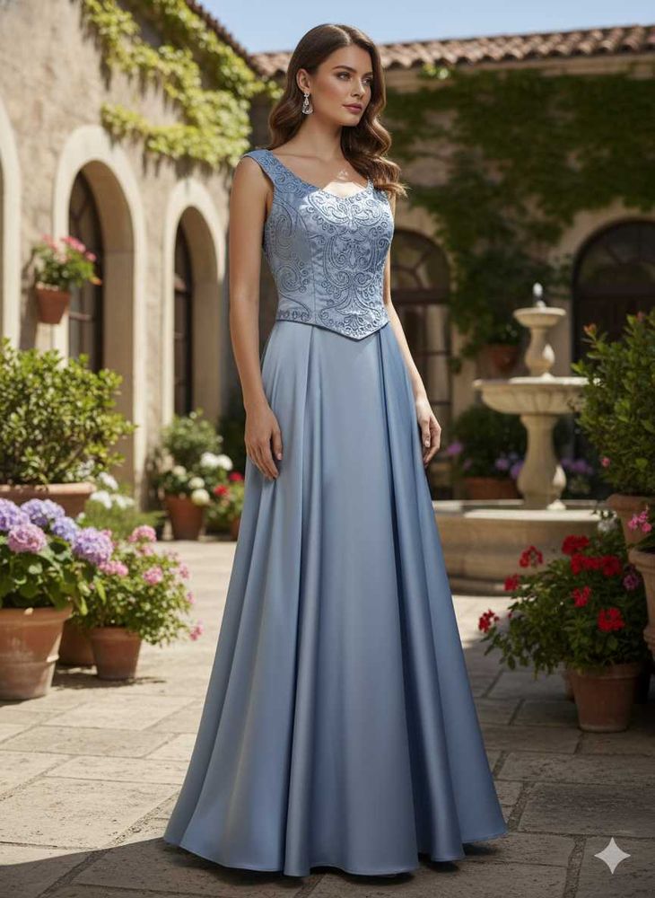 satin gown