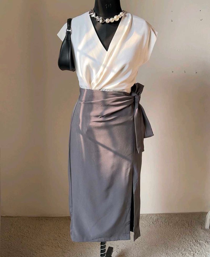 Knotted Classy Skirt