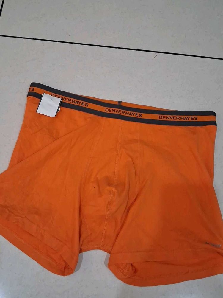 L Denver Hayes Orange Boxer Briefs