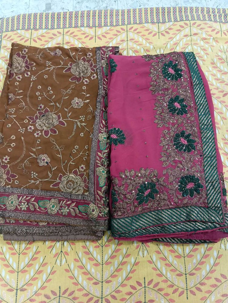 Embroidered Silk Sarees