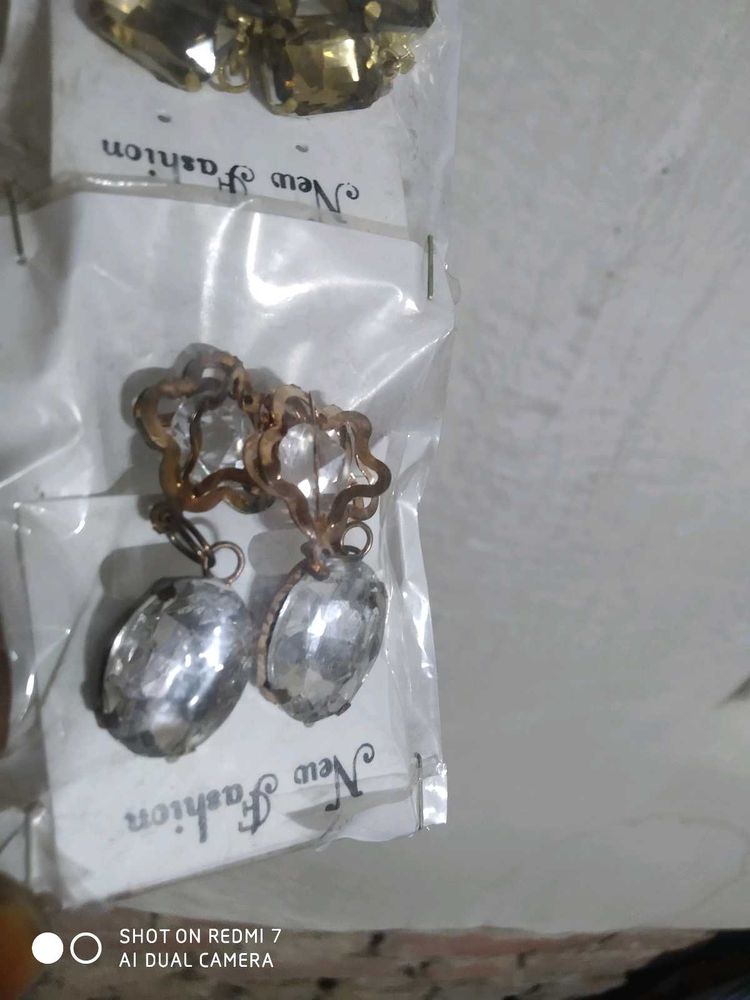 Elegant Crystal Drop Earrings