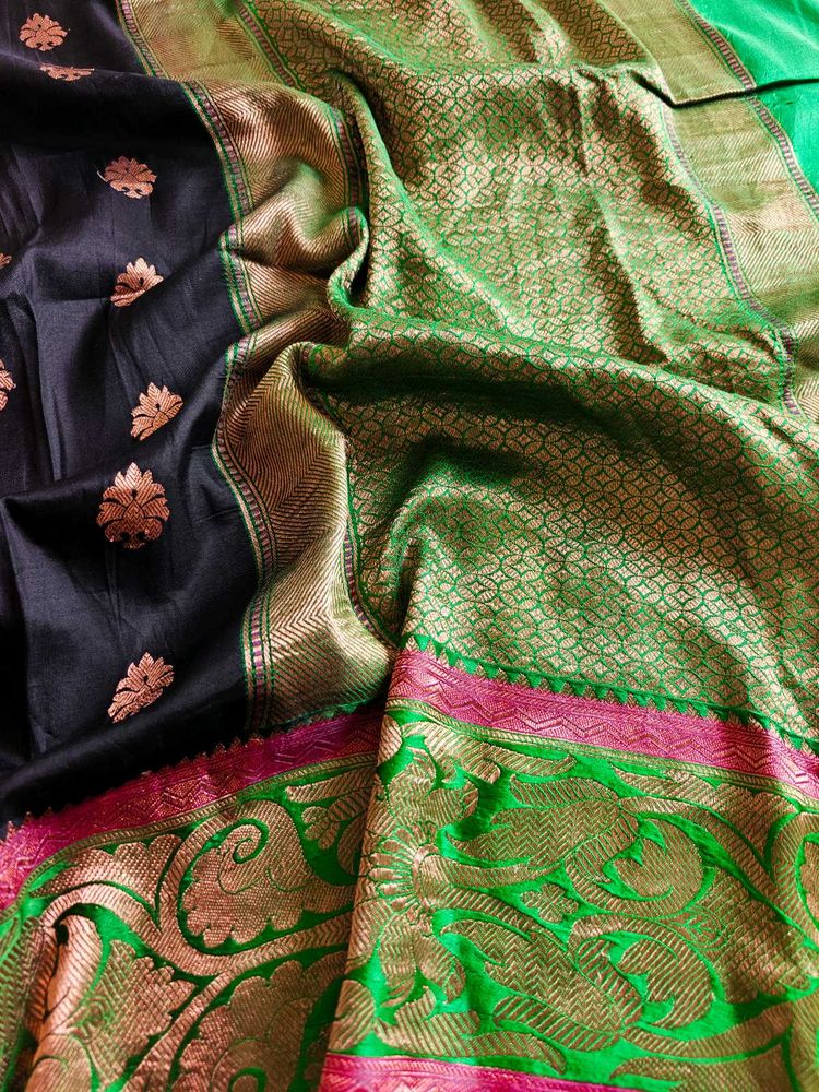100% Pure Silk Mughal Banarasi