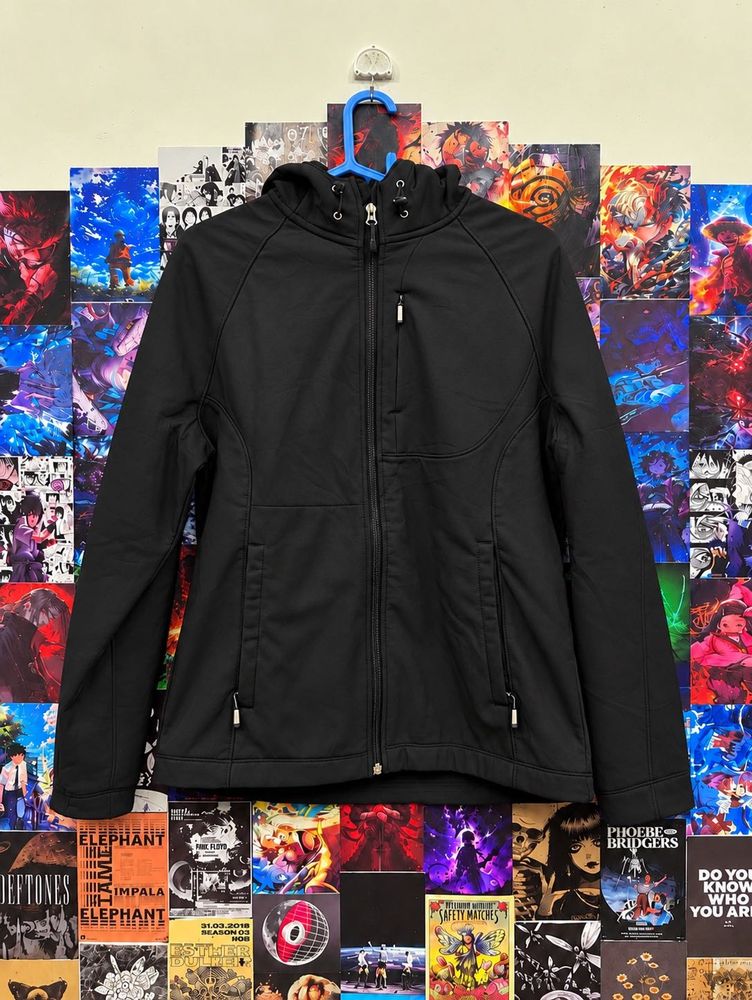 Black Hooded Jacket M size