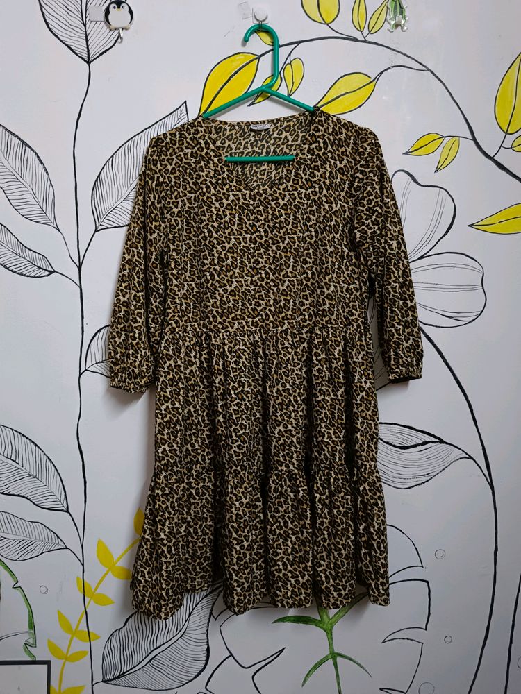 Animal Printed Dress