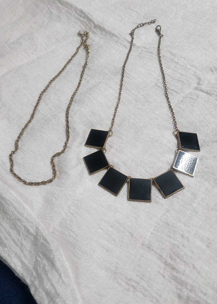 Two Chokers/Necklaces Set